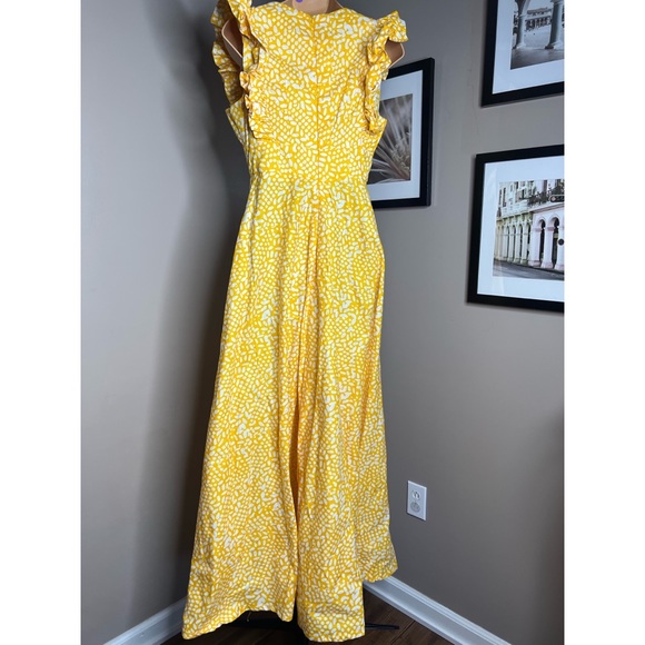 Anthropologie SIKA Marigold Ruffled Maxi Dress - Picture 5 of 7